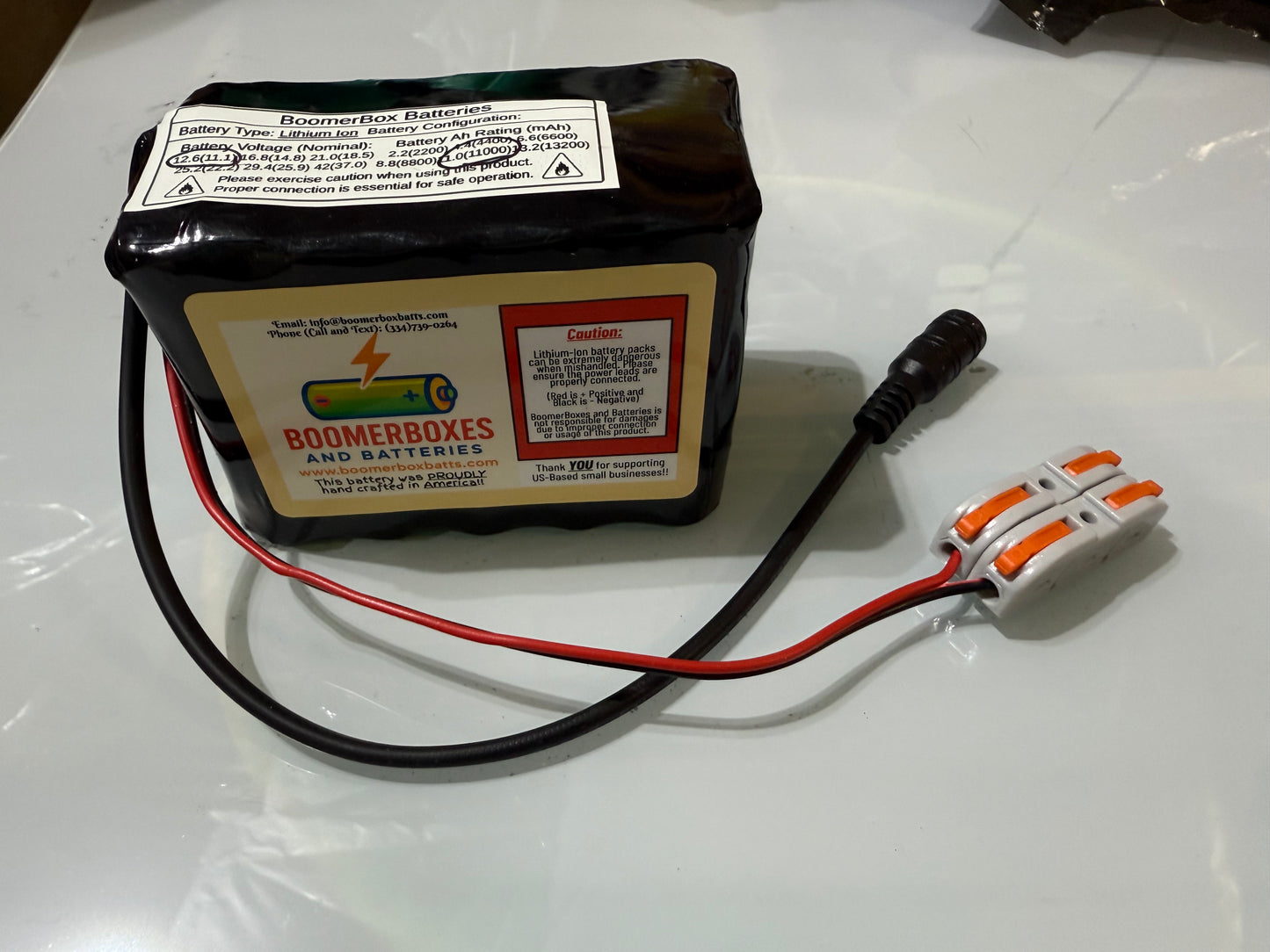 12.6V (12V) 11.0Ah Lithium-Ion Battery Pack – Compact, Reliable Power for Your Projects