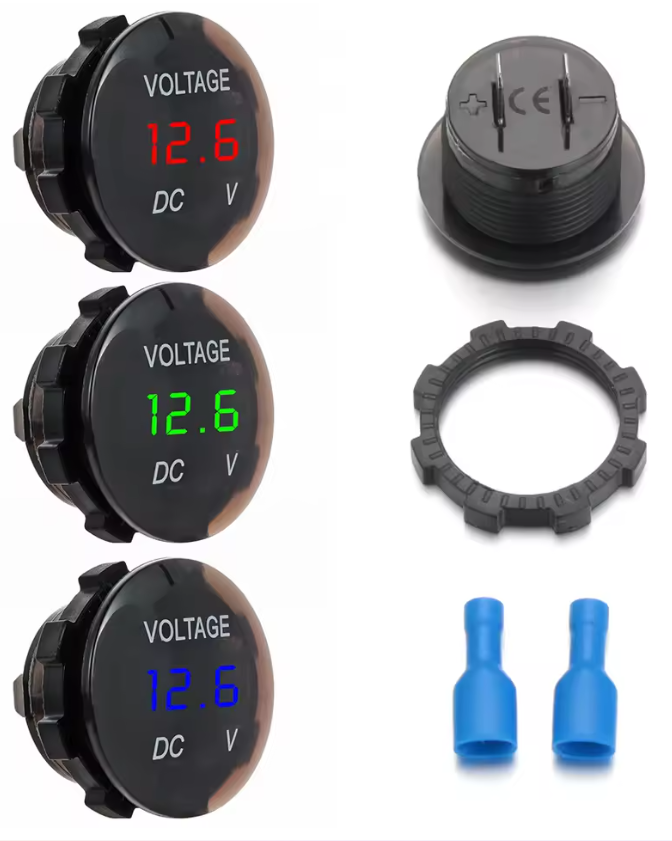 Waterproof Panel Mount Voltmeter