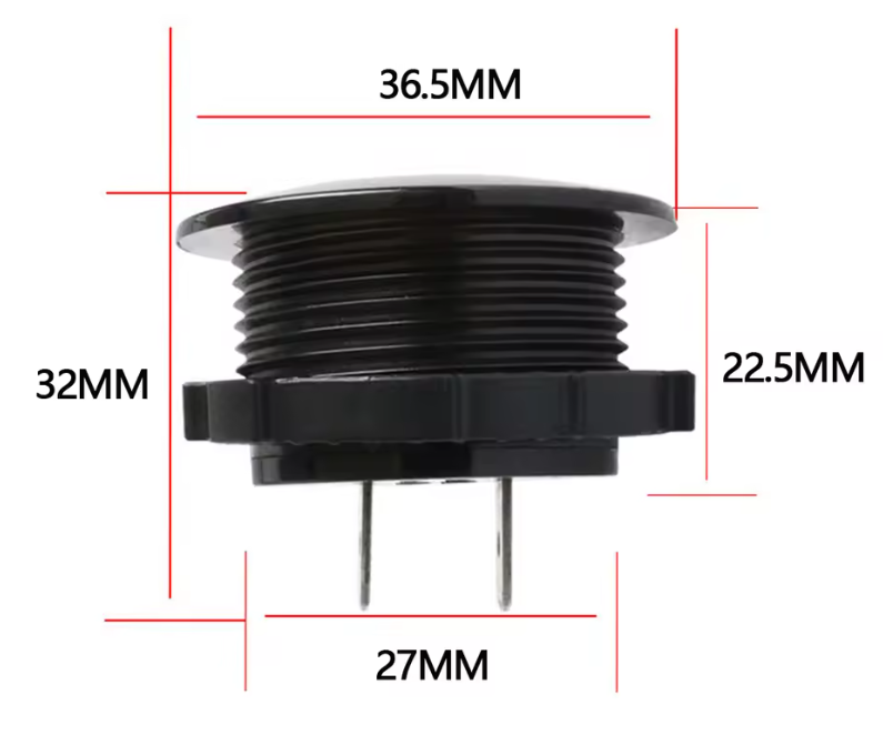 Waterproof Panel Mount Voltmeter