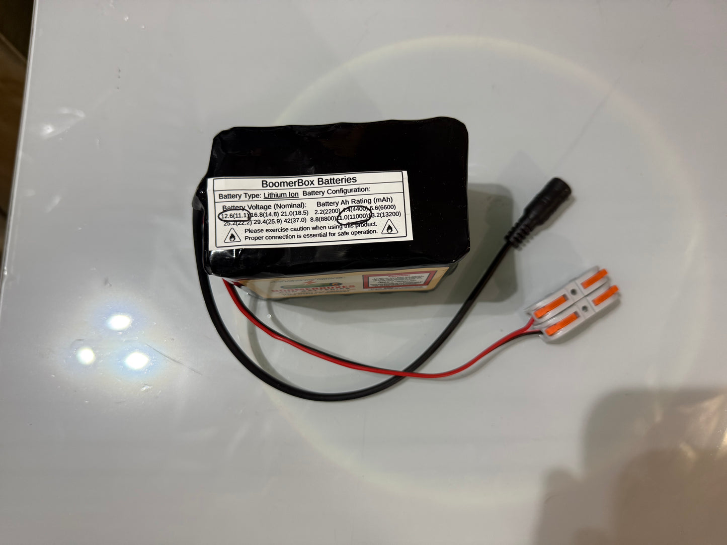12.6V (12V) 11.0Ah Lithium-Ion Battery Pack – Compact, Reliable Power for Your Projects